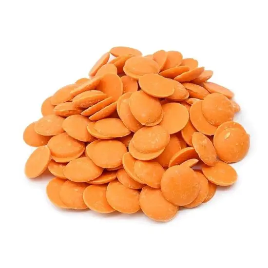 2.5lb Merckens Orange Chocolate Candy Melts for Dipping Coating Drizzling Baking and Decorating {4}
