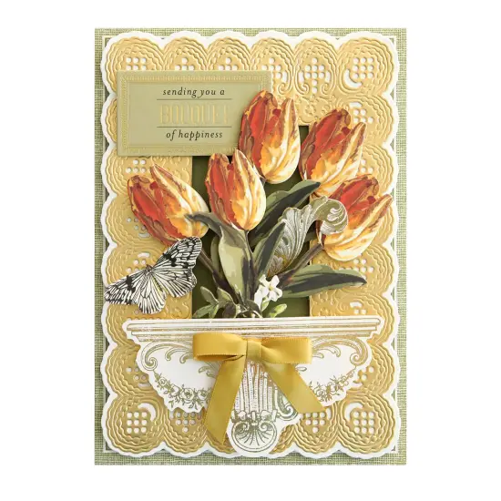 Tulip Stickers and Sentiments {3}