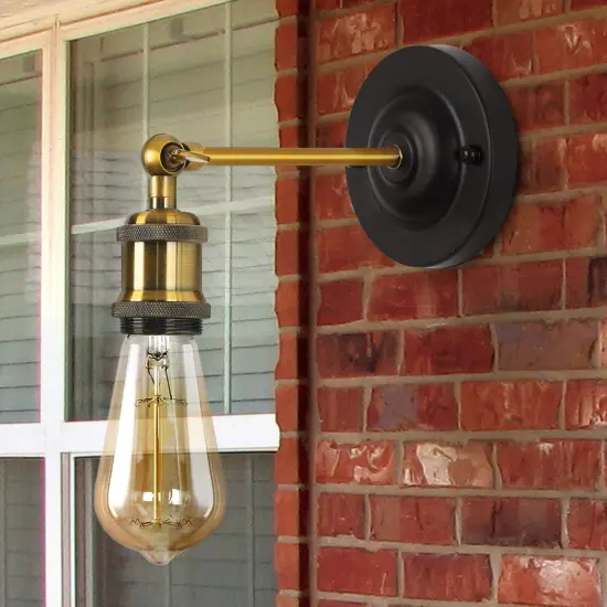 2pcs Wall Lamps Adjustable Wall Sconces Fixtures Farmhouse for Bedroom {4}