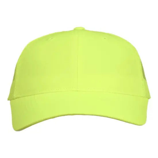Valucap&reg; Mesh Back Trucker Cap Comfortable Breathable Fit Neon Yellow {1}