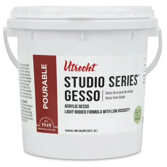 Utrecht Studio Series Acrylic Gesso - 128 oz {2}
