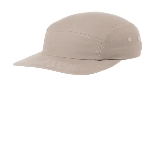 Port Authority&reg; Brushed Cotton Camper Cap Black {6}