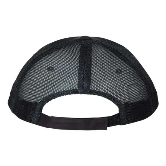 Valucap&reg; Sandwich Trucker Cap Stylish Comfortable Fit Navy/ Navy {2}