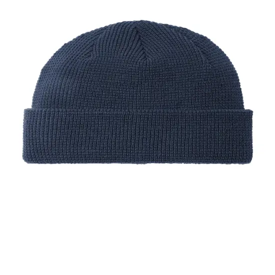 Port Authority&reg; Thermal Knit Cuffed Beanie Deep Black {6}