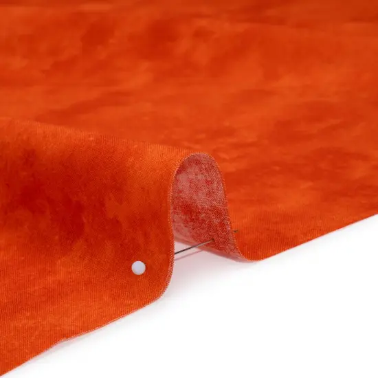 1 Yard Fire Coral Quilting Cotton Toscana Collection Abstract Design 44 inch Width {2}