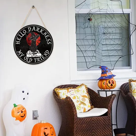 Black Cat Halloween Decoration {3}