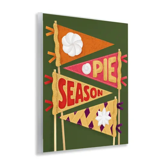 Pie Season Pennants Wall Plaque Art {3}