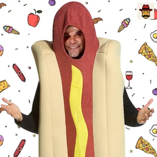 Hot Dog Costume Perfect for Food Theme Parties {4}