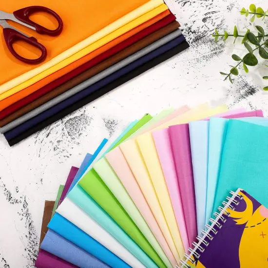 40 Piece Solid Color Pre-Cut Fabric Bundles - 10 x 10 Inch {4}