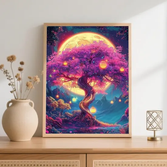 Tree of Life Paint by Numbers Kit - 16x20 Inch {2}