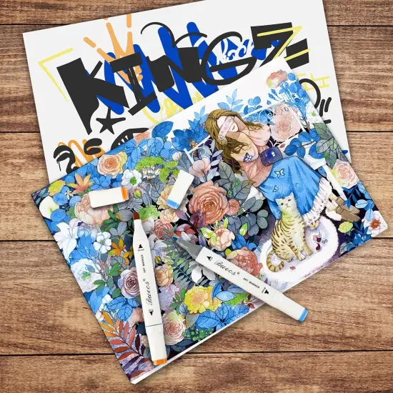 Double Tipped Art Marker {4}