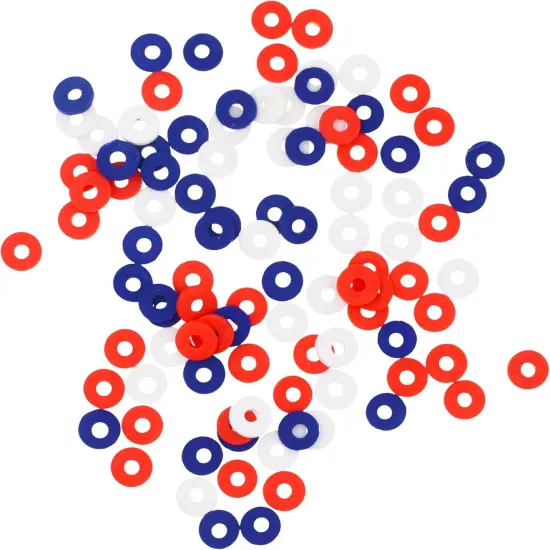 Patriotic Heishi Beads Kit for DIY Craft {2}