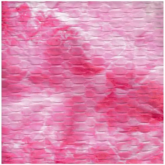 1 Yard Polyester Spandex Honeycomb Knit Real Tie Dye Fabric 58/60" Width COCO {2}