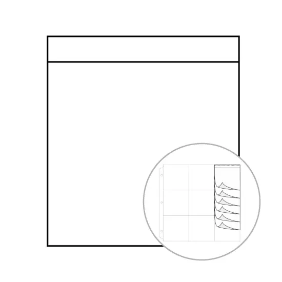 We R Fuse Photo Sleeve Waterfall Sleeves 20/Pkg-4"X4" {4}