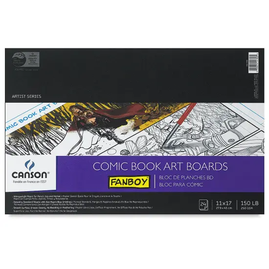Canson Fanboy Comic Book Art Boards - 11" x 17", 24 Sheets {1}