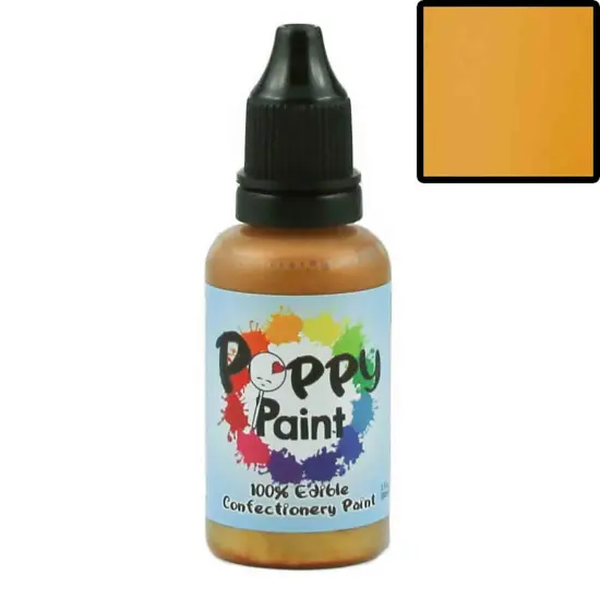 Gold Edible Metallic Paint for Decorating Cakes Cookies Fondant and More {2}