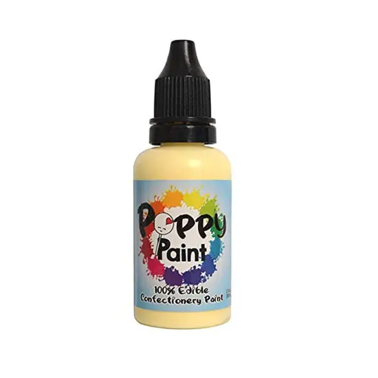 Poppy Paint Buttercup Yellow Edible Food Color for Cake Decorating and Chocolate {2}