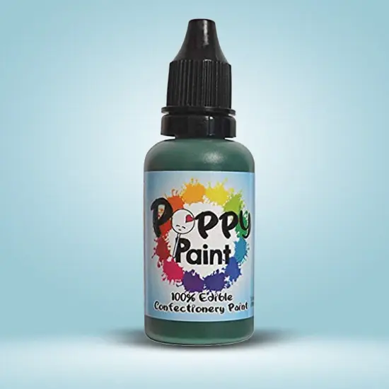 Poppy Paint Green Edible Food Color for Cake Decorating and Chocolate {5}