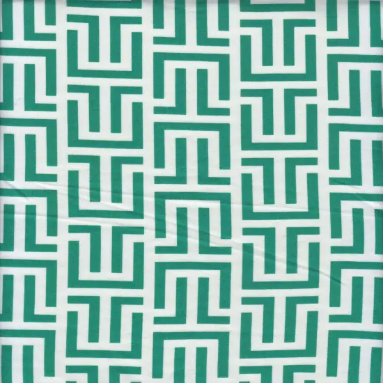 1 Yard Brushed DTY Retro Geometric Knit Fabric 58/60 Inch Wide Soft Stretch Material for Clothing & Crafts KELLY {1}