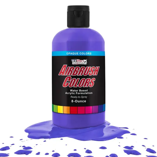 Sapphire Blue, Opaque Acrylic Airbrush Paint, 8 oz. {1}