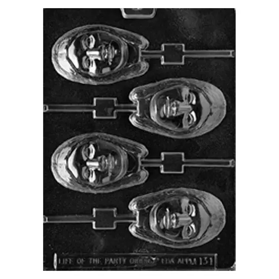 Indian Girl Lolly Chocolate Mold/3-1/2" x 2-1/8" x 3/4" {1}