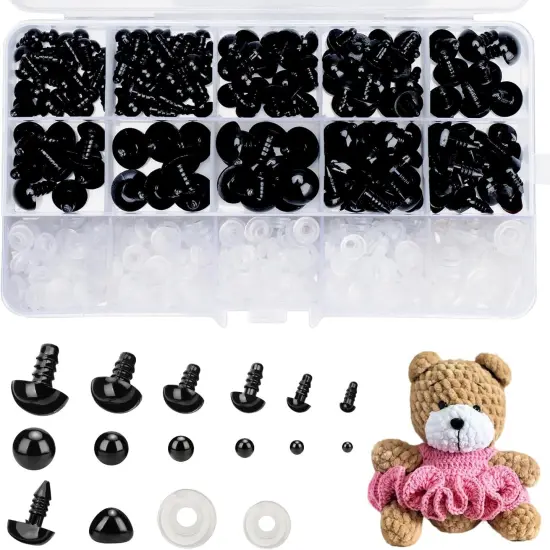 Safety Eyes and Noses for Amigurumi {1}