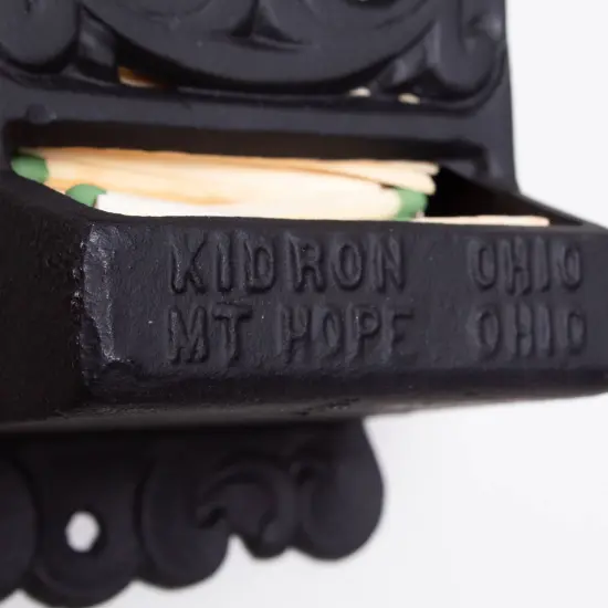 Lehman's Wall Mounted Matchbox Holder, Cast Iron, Vintage Style, Handy Dispenser for Kitchen Match Sticks {6}