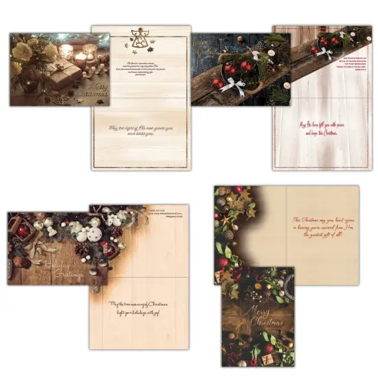 Boxed Christmas Cards - Rustic Christmas {1}