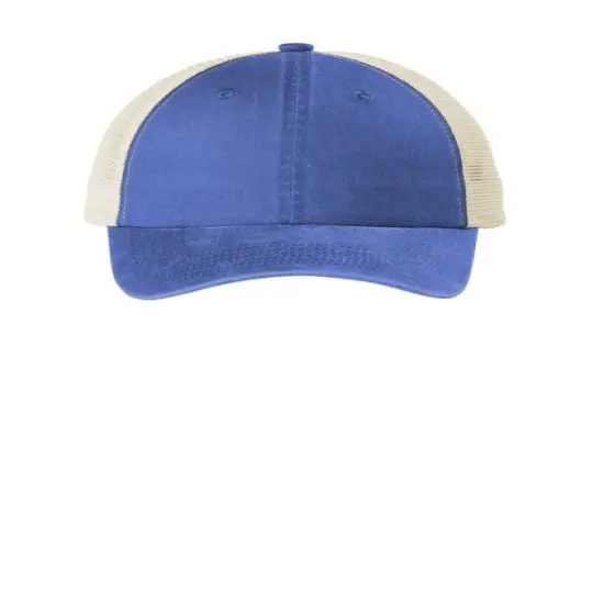 Port Authority&reg; Beach Wash Mesh Back Cap Blue Moon/ Stone {4}