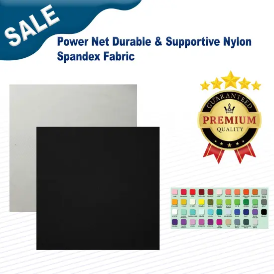 Power Net Durable & Supportive Nylon Spandex Fabric {2}