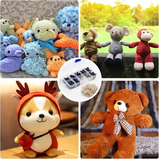 270PCS Safety Eyes and Noses for Crocheting {4}
