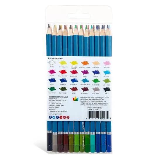 KINGART® Watercolor Pencils, 24 Colors {7}