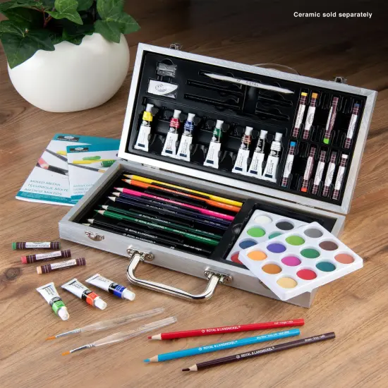 RSET-MM3000 | Essentials&trade; 85pc Mixed Media Beginners Travel Art Set {2}