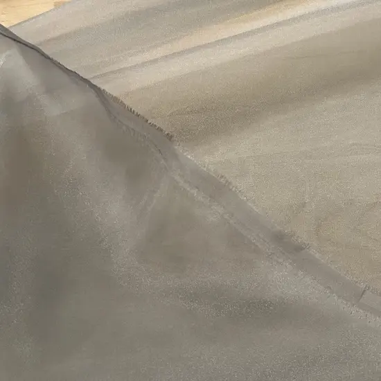 1 Yard Gray Crystal Organza Fabric Sheer Shiny Lightweight Polyester 58/59 inches wide {6}