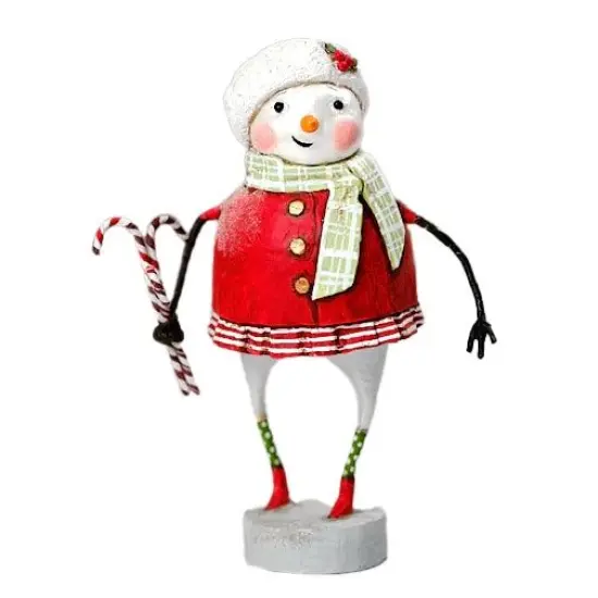 Lori Mitchell Christmas Collection: Minty Snowgirl Figurine {1}