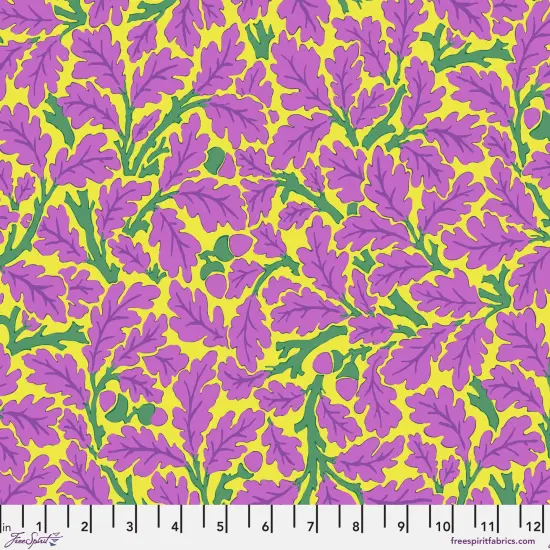 Oak in Violet (pwkw003.violet) | Kaffe x Morris and Co. | The Original Morris & Co | Free Spirit {1}