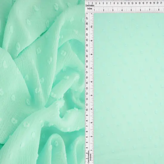 Waffle Swiss Dot Chiffon Fabric 100% Polyester 59/60&Prime; Wide LAVENDER {4}