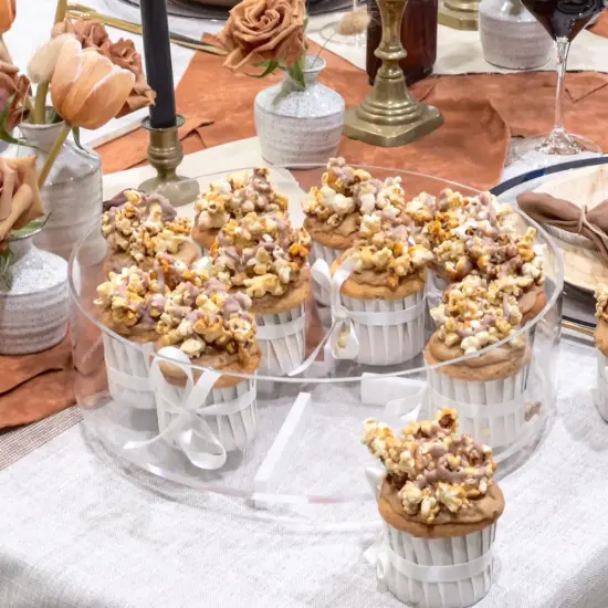 Lucite Round Matzah Plate {5}