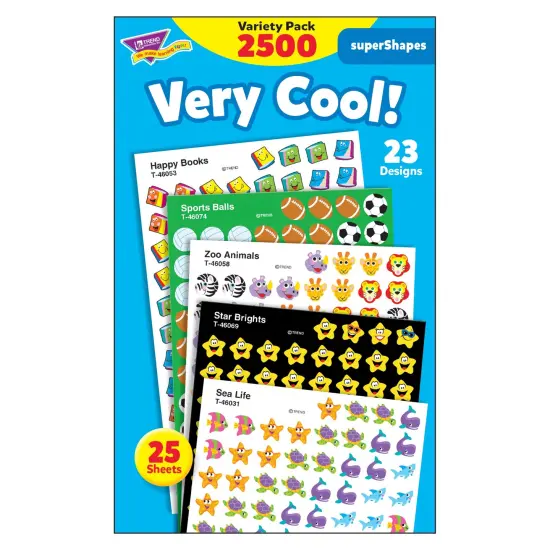 Very Cool! superShapes Stickers Variety Pack, 2500 ct {1}