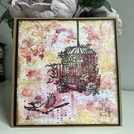 AALL And Create Double-Sided Cardstock A6-Vivid Vortex {7}