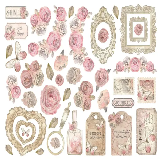 Stamepria Die-Cuts-Shabby Rose {3}
