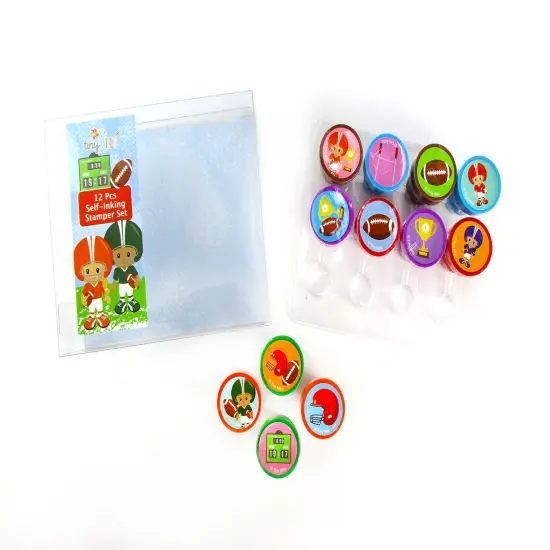 TINYMILLS Football 12 Pcs Stamp Kit {3}