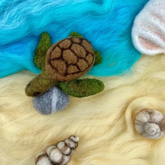 Felting Kit - Turtle Needle Felt Kit {1}