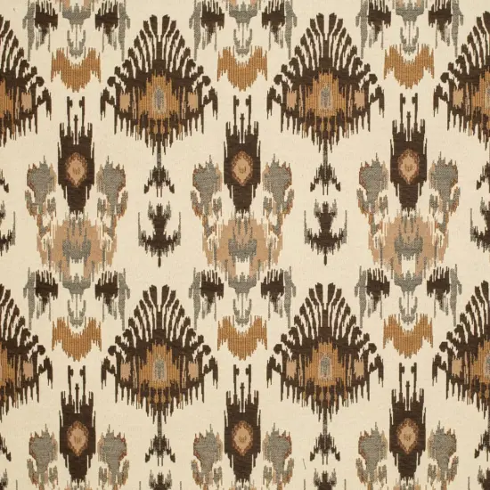 Earth - Brown AbstractGeometric,global Upholstery Fabric 54 Inches" {1}