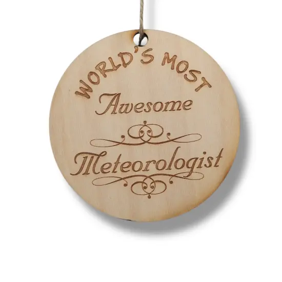 Worlds most Awesome Meteorologist - Ornament {1}