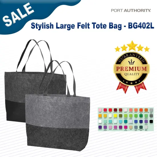 Port Authority&reg; Stylish Large Felt Tote Bag {2}