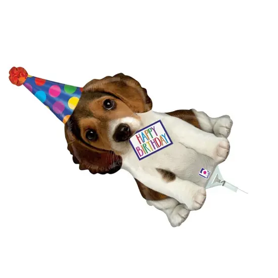 Birthday Puppy Mini Balloon Shape 14" Air Fill Only {5}
