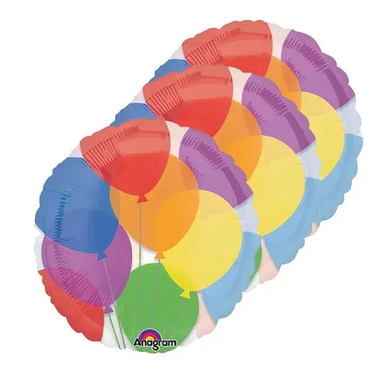 Anagram&reg; 18 Inch Round Balloons Foil Mylar Balloon {5}