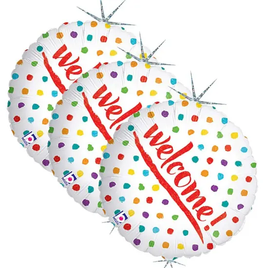 Betallic&reg; 18 Inch Welcome Dots Balloon {3}