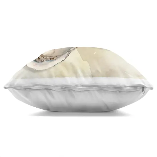 Stupell Industries Beige Oyster Trio Indoor Pillow, 18 x 7 x 18 {3}